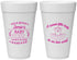 Personalized Baby Shower 20 oz Foam Cups - Sweet Little Lady | 90061