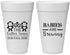 Personalized Baby Shower 20 oz Foam Cups - Twins Baby Monkeys | 90068
