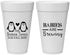 Personalized Baby Shower 20 oz Foam Cups - Twins Baby Penguins | 90070