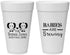 Personalized Baby Shower 20 oz Foam Cups - Twins Baby Elephant | 90071