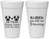 Personalized Baby Shower 20 oz Foam Cups - Twins Baby Cows | 90072