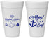 Personalized Baby Shower 20 oz Foam Cups - Nautical Ahoy It’s A Boy | 90093