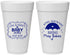 Personalized Baby Shower 20 oz Foam Cups - April Showers May Babies | 90096