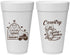 Personalized Baby Shower 20 oz Foam Cups - Farm Tractor Country | 90102