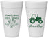 Personalized Baby Shower 20 oz Foam Cups - Tractor | 90109