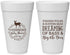 Personalized Baby Shower 20 oz Foam Cups - Fishing Hunting | 90119