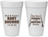 Personalized Baby Shower 20 oz Foam Cups - Fishing Hunting | 90126