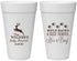 Personalized Baby Shower 20 oz Foam Cups - Rifle Racks Deer Tracks | 90128