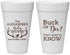 Personalized Baby Shower 20 oz Foam Cups - Gender Reveal Buck Or Doe | 90131