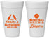 Personalized Baby Shower 20 oz Foam Cups - Basketball Beer Diapers | 90133