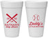 Personalized Baby Shower 20 oz Foam Cups - Baseball Little Batter | 90136