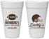 Personalized Baby Shower 20 oz Foam Cups - Football Little Kicker | 90139