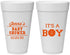 Personalized Baby Shower 20 oz Foam Cups - Basketball Its A Boy | 90144