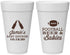 Personalized Baby Shower 20 oz Foam Cups - Football Beer Babies | 90147