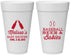 Personalized Baby Shower 20 oz Foam Cups - Baseball Beer Diapers | 90149