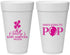 Personalized Baby Shower 20 oz Foam Cups - Shes Going To Pop | 90157