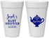 Personalized Baby Shower 20 oz Foam Cups - Baby Is Brewing | 90172