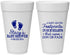 Personalized Baby Shower 20 oz Foam Cups - Footprints | 90176