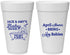 Personalized Baby Shower 20 oz Foam Cups - April Showers May Babies | 90181