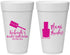 Personalized Baby Shower 20 oz Foam Cups - Mani Thanks | 90184