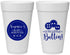 Personalized Baby Shower 20 oz Foam Cups - Cute Little Button | 90189