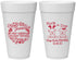 Personalized Baby Shower 20 oz Foam Cups - Christmas Gender Reveal | 90193