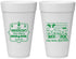 Personalized Baby Shower 20 oz Foam Cups - Christmas Gender Reveal | 90194