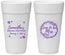 Personalized Bridal Shower 24 oz Foam Cups - Soon To Be Mrs | 100004