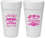 Personalized Bridal Shower 24 oz Foam Cups - Love Is Blooming | 100007