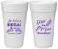 Personalized Bridal Shower 24 oz Foam Cups - Kiss The Miss Goodbye | 100010