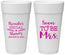 Personalized Bridal Shower 24 oz Foam Cups - Soon To Be Mrs | 100013