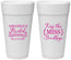 Personalized Bridal Shower 24 oz Foam Cups - Kiss The Miss Goodbye | 100017