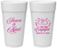 Personalized Engagement 24 oz Foam Cups - We Are Engaged | 10003