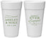 Personalized Engagement 24 oz Foam Cups - Happily Ever Engaged | 10006