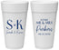 Personalized Engagement 24 oz Foam Cups - Future Mr And Mrs | 10012