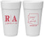 Personalized Wedding 24 oz Foam Cups - Arizona | 102