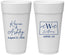 Personalized Wedding 24 oz Foam Cups - Colorado | 105