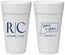 Personalized Wedding 24 oz Foam Cups - Connecticut | 106