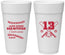 Personalized Bar Mitzvah 24 oz Foam Cups - 13th Birthday Baseball | 110005
