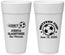 Personalized Bar Mitzvah 24 oz Foam Cups - 13th Birthday Soccer | 110008