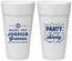 Personalized Bar Mitzvah 24 oz Foam Cups - 13th Birthday Mazel Tov | 110019