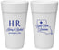 Personalized Wedding 24 oz Foam Cups - Louisiana | 117
