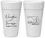 Personalized Wedding 24 oz Foam Cups - Maryland | 119
