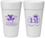 Personalized Bat Mitzvah 24 oz Foam Cups - 12th Birthday Mazel Tov | 120000