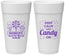 Personalized Bat Mitzvah 24 oz Foam Cups - 12th Birthday Cupcake | 120001
