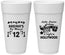 Personalized Bat Mitzvah 24 oz Foam Cups - 12th Birthday Hollywood | 120006