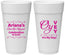Personalized Bat Mitzvah 24 oz Foam Cups - 12th Birthday Oy Vey | 120008