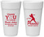 Personalized Bat Mitzvah 24 oz Foam Cups - 12th Birthday Softball | 120011