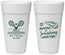 Personalized Bat Mitzvah 24 oz Foam Cups - 12th Birthday Tennis | 120018