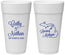 Personalized Wedding 24 oz Foam Cups - Michigan | 121